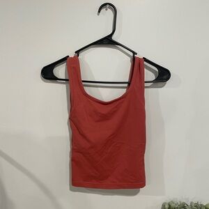 Women's Red Sleeveless Top